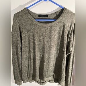 Soft green pull over sweater